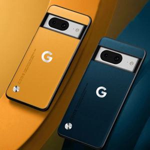 럭셔리 비즈니스 오리지널 케블라 가죽 로고 매트 폰 케이스 구글 픽셀 11 ProXL 10A 9A 8 PU+TPU 충격 방지 보호 커버