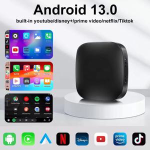 안드로이드13 CarPlay 안드로이드 오토 A133 Ai 박스 무선 박스 (넷플릭스, 유튜브 지원) 유선 CarPlay 차량용 스마트 시스템