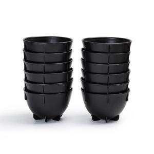 6pcs/12pcs 커피 컵 측정 그릇 200ml/7oz 대용량 쌓을 수있는 Pp Anti-fall 감소 커피 평가 그릇