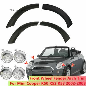 BMW 미니 쿠퍼 R50 R52 R53 2002-2008 51131505864 51131505866 용 자동차 앞바퀴 아치 트림 펜더 커버 스플래시 가드 머드가드