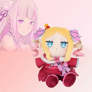 새로운 Re:ZERO 비아트리스 플러시 애니메이션 코튼 카와이 만화 인형 귀여운 피규어 봉제 인형 수집품 장식 크리스마스 선물