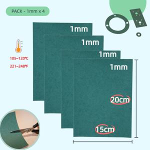 가스켓 종이 시트 1mm X 4 | 찢어짐 방지 내열성 내유성 DIY 엔진 가스켓 스쿠터 오토바이 잔디깎이 전기톱