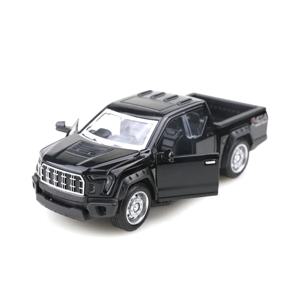 (포장된) 1/36 스케일의 F150 오프로드 픽업 트럭 모형, 주조 금속 재질, 남자아이 장난감, 당겨서 움직이는 기능, 최고의 선물.
