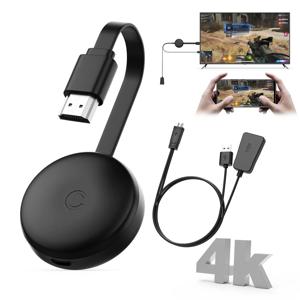 4K 무선 HDMI 디스플레이 동글, iOS/안드로이드/PC에서 HDTV/프로젝터로 화면 미러링 확장기, 에어플레이/미라캐스트/DLNA 지원