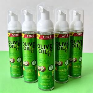 3PCS/1PCS 100ml 곱슬머리용 무스 강력 고정 올리브 오일 헤어 스타일링 폼 여성용 곱슬머리 스타일링 무스