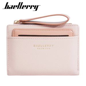 Baellerry 여성용 슬림 멀티 카드 짧은 지갑 여러 카드 슬롯이 있는 고급 PU 가죽 고귀한 여성용 지갑 홀더