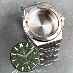 40mm 핏 엔지니어 스타일 28.5mm/31mm 다이얼 NH35/4R35 무브먼트 솔리드 스테인리스 스틸 비즈니스 시계 케이스 시계 부품 글래스 백