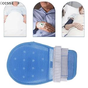 1 Pcs 의료용 구속 장갑 분리형 침대에 누워 있는 환자 낙상 방지 손 구속 보호 장치 긁힘 방지 고정 장갑〔CC55〕