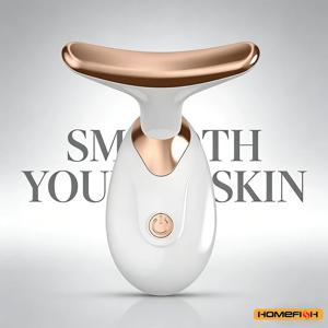 마이크로커런트 EMS 페이스 리프팅 마사지기, 이온 부스트 기능으로 즉각적인 탄력, 주름 개선 및 턱선 정리 효과 제공, 휴대용