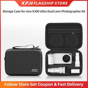 XFJI 보관용 가방, 충격 방지 하드 케이스, vivo X500 Pro Max/X300 Ultra G2 듀얼 렌즈 텔레컨버터 액세서리용