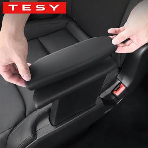 테슬라 모델 Y L 2026 LWB 뒷좌석 팔걸이 커버 실리콘 캡 보호대 1쌍 (두 번째 줄)