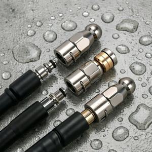 Karcher K 시리즈/Lavor/Bort/WAP 하수구 제터용 고압 배수구 막힘 청소 노즐 팁(호스용)