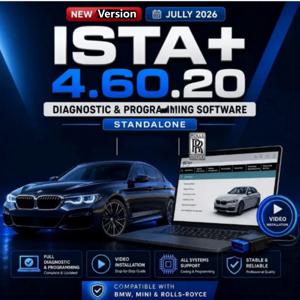 최신 ISTA 4.60.20 2026년 7월 진단 소프트웨어 ENET OBD K+Dcan