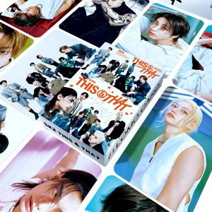 55장의 K팝 보이그룹 미니카드, 신작 앨범 THIS THAT, 연예인 굿즈, 팬 컬렉션, 로모 카드, 선물 카드