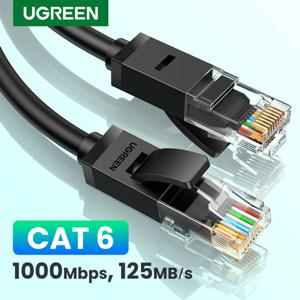 UGREEN-이더넷 케이블 Cat6 랜 케이블, UTP CAT 6 RJ 45 네트워크 케이블, 10m/50m/100m 패치 코드, 노트북 라우터 RJ45 네트워크 케이블