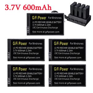 앵무새 점프 스모 스윙 맘보 롤링 스파이더 미니 드론용 업그레이드된 3.7V 600mAh 충전식 LiPo 배터리 및 충전기