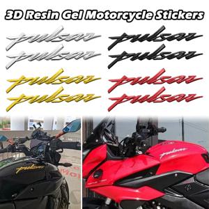 3D 수지 젤 오토바이 엠블럼 스티커 Bajaj Pulsar 200 NS/200 RS/200 AS 200RS 200NS 180 150 N250 용 모토 액세서리 데칼