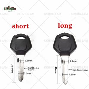야마하 YZF R3 R25 R125 R150 R15 R250 MT03 MT25 YZFR3 YZFR25 오토바이용 더블 슬롯 미가공 블랭크 키