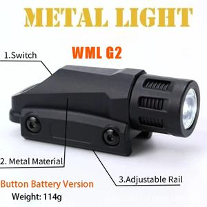 WML G2 M300 X600 전술 손전등, 20-22mm 레일에 적합, 장난감, 사냥, 워게임, 저가 코스프레 및 야외 활동, 자전거용