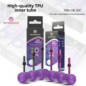 오프본디지 초경량 TPU 자전거 이너 튜브 30g 700c 18-32 로드 자전거 45/65/85mm 이너 튜브 프렌치 밸브 사이클링 도매업체