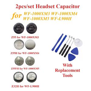 2개 헤드셋 커패시터 Z55 Z55H Z55FH Z32H WF-1000XM3 WF-1000XM4 WF-1000XM5 WF-L900H 교체용 커패시터