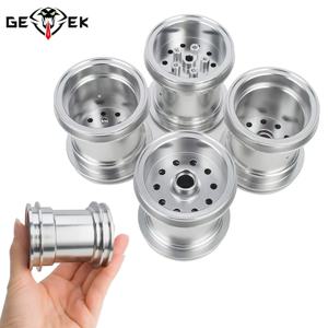 타미야 CW-01 섀시 런치 박스 미드나잇 펌킨 유니목 406 업그레이드 부품용 CNC 알루미늄 앞뒤 휠 림 허브