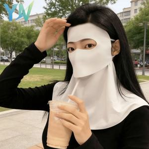 1-10PCS 아이스 실크 썬 페이스 마스크 여성 UV 프로텍션 아이 커버 쿨링 통기성 여름 방진 세련된 페이스 게이터