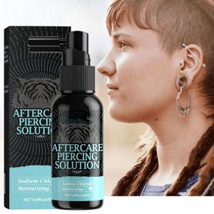 50ml 젠틀 세이프 미스트 피어싱 스프레이 애프터케어 피어싱 솔루션 성인 남성 여성 친구들을 위한 데일리 홈 실내용