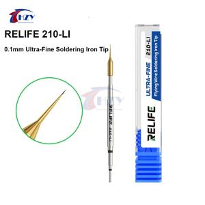 RELIFE 210-LI 0.1mm 초미세 납땜 인두 팁 210 납땜 스테이션용 스크린 점퍼용 특수 급속 온도 상승