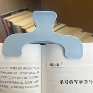독서 도구용 새로운 투명 페이지 홀더 간단한 고정형 책 클립 반투명 메모 클립 귀여운 책상 액세서리 실용적인 노트 홀더