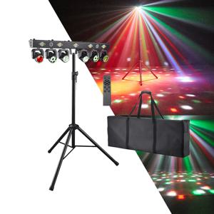 120W 디스코 파티 조명 리모컨 효과 RGBW DMX512 스트로브 무빙 헤드 DJ 빔 워시 무대 조명 (나이트클럽 행사용)