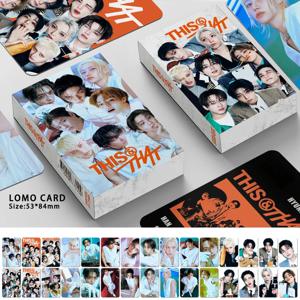 30PCS 양면 소형 카드 미니 앨범 THIS THAT 3인치 포토 카드 LOMO