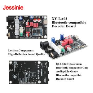 XY-LA02 퀄컴 QCC5125 + PCM5102A 오디오파일급 블루투스 호환 5.1 무손실 디코더 보드 모듈 APTX LDAC LHDC