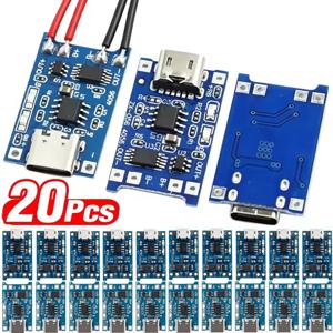 USB 타입-C TP4056 충전 모듈 5V 1A 18650 리튬 배터리 충전 보드 (보호 기능 포함) 마이크로 USB/타입 C 인터페이스