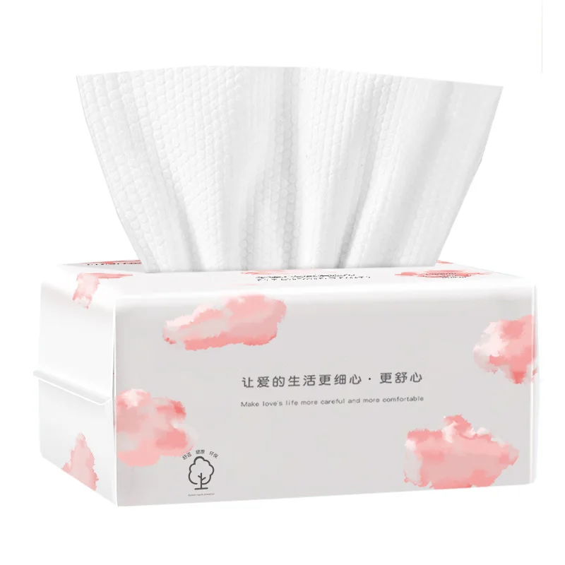 부드러운 일회용 면 페이스 타월 순수 진주 질감의 얼굴 클렌징 물티슈 건식 및 습식 사용 메이크업 리무버 세안용 타월 가정용 여행용