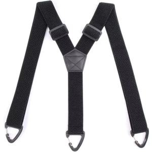 남성용 튼튼한 작업용 서스펜더, 야외 활동용, 3.8cm/1.5인치, Y자형, 플라스틱 클립 3개, 조절 가능한 탄성 소재, 바지 끈, 벨트