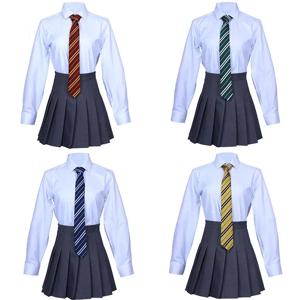 헤르미온느 그레인저 코스프레 의상 로브 숄 타이 스카프 완드 안경 그리핀도르 스커트 스웨터 할로윈 해리 포터 의상