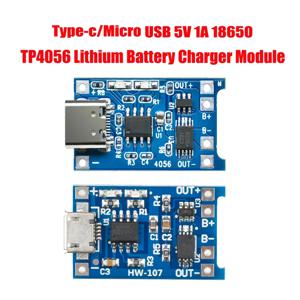 1/5pcs Type-C 마이크로 USB 5V 1A 18650 TP4056 리튬 배터리 충전기 모듈 보호 기능이 있는 충전 보드 이중 기능