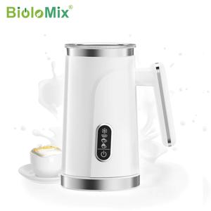 BioloMix 자동 냉온 우유 거품 워머, 라떼, 폼 메이커, 핫 초콜릿, 카푸치노용, 4 in 1