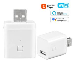 와이파이 미니 마이크로 USB 어댑터, 5V 와이파이 USB 전원 어댑터, 스마트 타이밍 충전 플러그. Tuya, Alexa, Google Home, Yandex Alice와 호환됩니다.