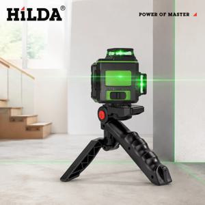 HILDA 미니 핸드헬드 삼각대 스탠드 레이저 레벨용 휴대용 삼각대 1/4 나사 마운트 조정 가능한 각도 지지대