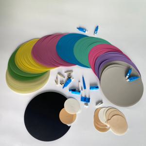 50개 광섬유 커넥터용 연마 필름 0.5μm 3μm 9μm - 60μm 연마지 다이아몬드 래핑 패드 127mm 5인치