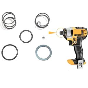 디월트 20v 임팩트 드라이버 드릴 부품 교체용 스틸 볼 장착 용수철 키트, N078434, N089668, DCF850, DCF885B, DCF886B 용