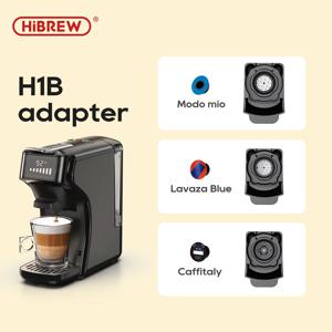 Nespresso 또는 Dolce Gusto 또는 Ground Coffee 또는 ESE Pod 또는 Caffitaly 용 HiBREW H1B 커피 머신 캡슐 어댑터 시스템 부품