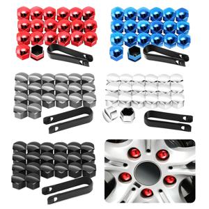 20PCS 17/19/21mm 자동차 바퀴 너트 캡 보호 커버 아우디 A3 A4 B6 B8 B7 B5 B9 A6 C5 C6 C7 A5 Q5 Q7 8P 8V 8L
