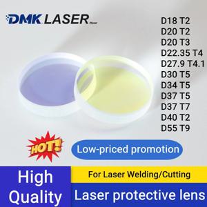DMK 레이저 용접 보호 윈도우, 레이저 절단 보호 렌즈, S1 1064nm 융합 석영, D18T2, D20T2, D20T3, D30T5, 37x7, 저가