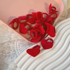 10 개/몫 어린이 탄성 헤어 밴드 소녀 고무 밴드 어린이 과자 Scrunchie 헤어 넥타이 귀여운 아기 헤어 액세서리
