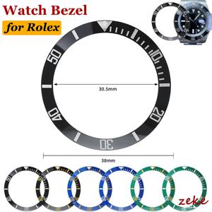 38mm 세라믹 합금 시계 베젤 인서트 링 슬로프 핏 40mm 시계 케이스 (롤렉스 워터 고스트 GMT 다이빙 남성 시계 부품 액세서리)