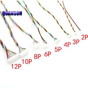 5PCS JST 0.8mm 커넥터 케이블 와이어 02SUR 단일/이중 헤드 2P 3P 4P 5P 6P 7P 8P 10P 0.8mm 피치 IDC 타입 10cm 20cm 30cm