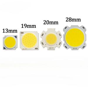 10개 COB LED 3W 5W 7W 10W 12W 15W 18W 30W 36W 중성/차가운/따뜻한 백색 13mm 20mm 28mm 1919 칩 램프 스포트라이트 다운라이트 DIY